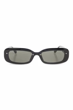 Linda Farrow CZARNY Okulary przeciwsłoneczne