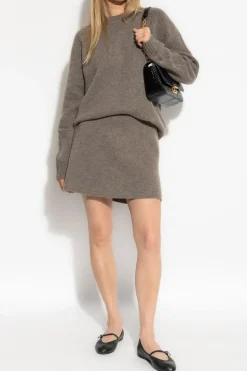 Lisa Yang BRĄZOWY Sweter `Anine`