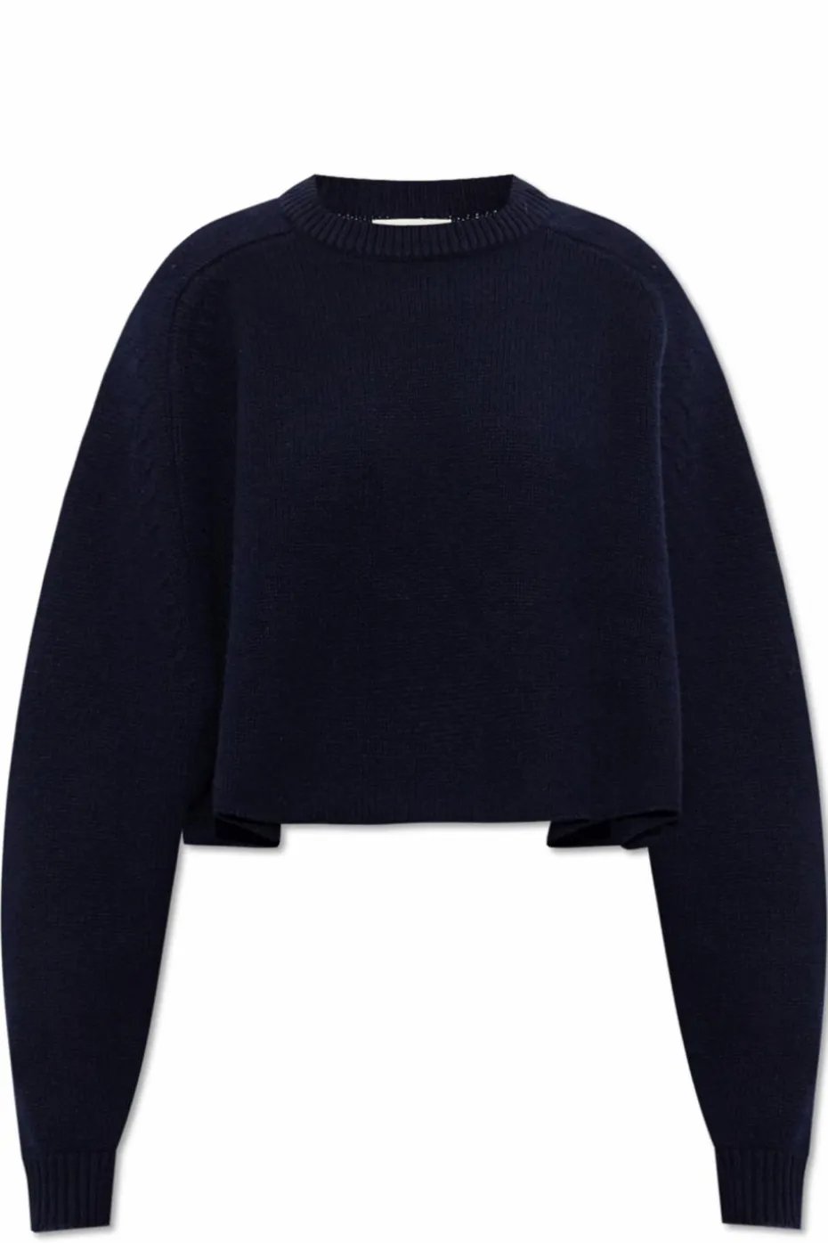 Lisa Yang GRANATOWY Sweter `Karine`