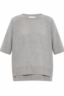 Lisa Yang SZARY Sweter `Camille`