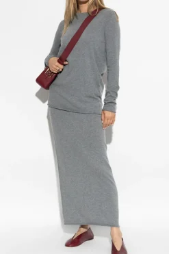 Lisa Yang SZARY Sweter `Maurie`