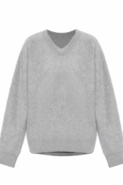 Lisa Yang SZARY Sweter `Mallory`
