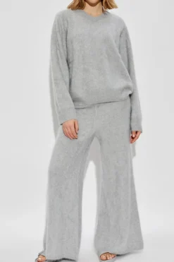 Lisa Yang SZARY Sweter `Mallory`