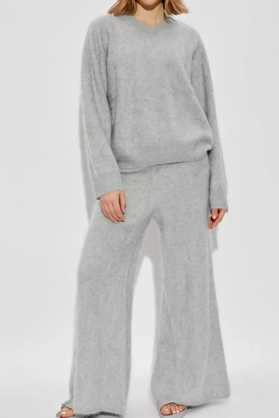 Lisa Yang SZARY Sweter `Mallory`