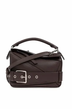 Loewe BRĄZOWY Torba do ręki `Small Puzzle`