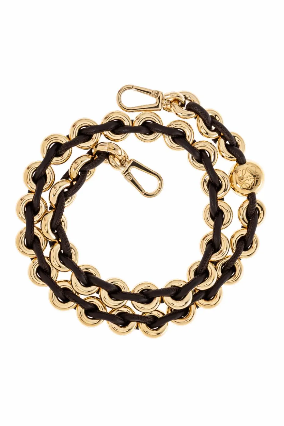Loewe BRĄZOWY Torba na ramię `Medium Flamenco`