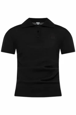 Loewe CZARNY Polo z logo