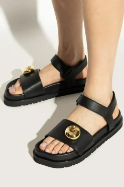 Loewe CZARNY Sandały `Pebble`