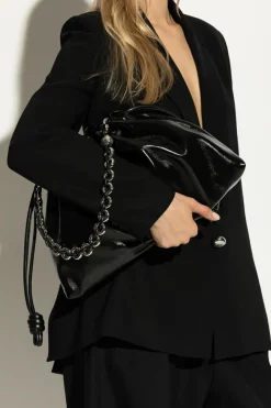 Loewe CZARNY Torba na ramię `Flamenco Large`