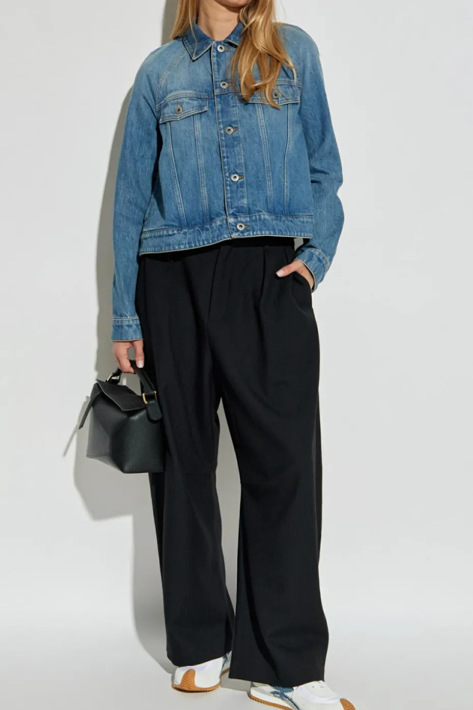 Loewe NIEBIESKI Jeansowa kurtka