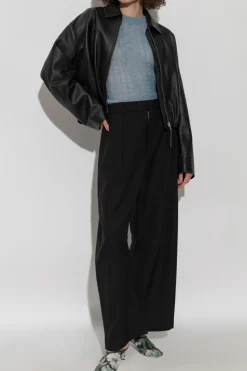 Loewe NIEBIESKI Sweter z okrągłym dekoltem