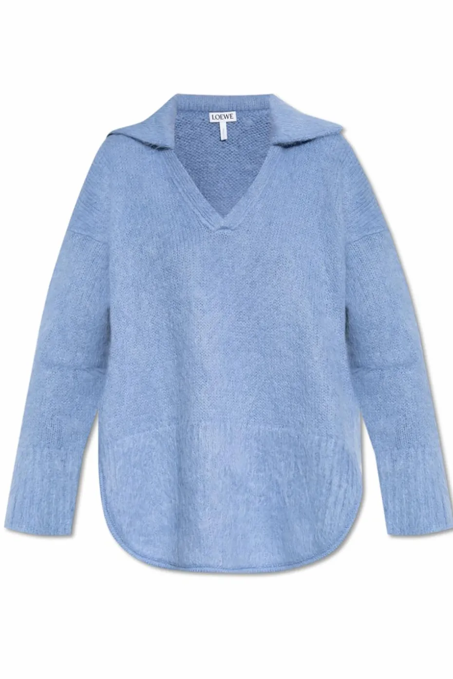 Loewe NIEBIESKI Wełniany sweter