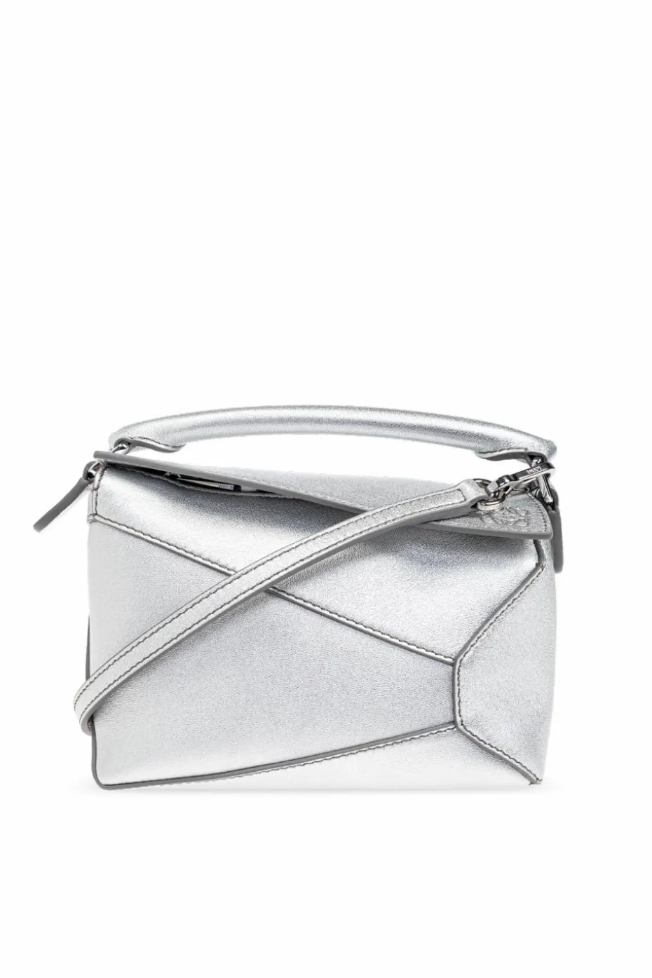 Loewe SREBRNY Torba `Mini Puzzle Edge'