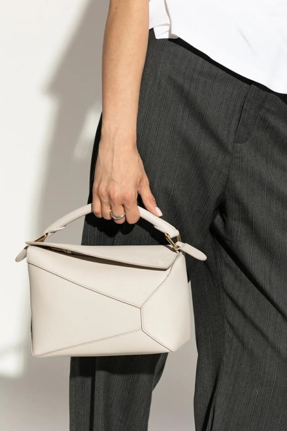 Loewe SZARY Torba do ręki `Puzzle Small`