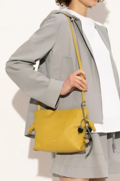 Loewe ŻÓŁTY Torba na ramię `Mini Flamenco`