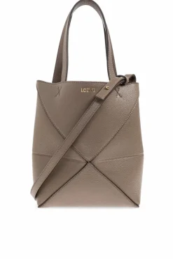Loewe ZIELONY Torba do ręki `Puzzle Fold Mini`