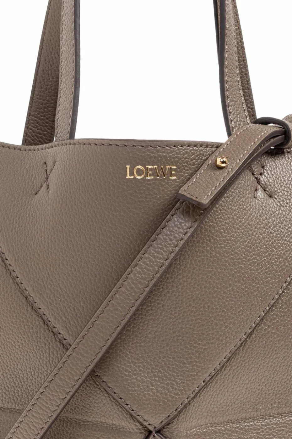 Loewe ZIELONY Torba do ręki `Puzzle Fold Mini`