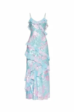 LoveShackFancy NIEBIESKI Sukienka `Rialto`