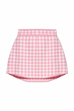 LoveShackFancy RÓŻOWY Spódnica `Muna`