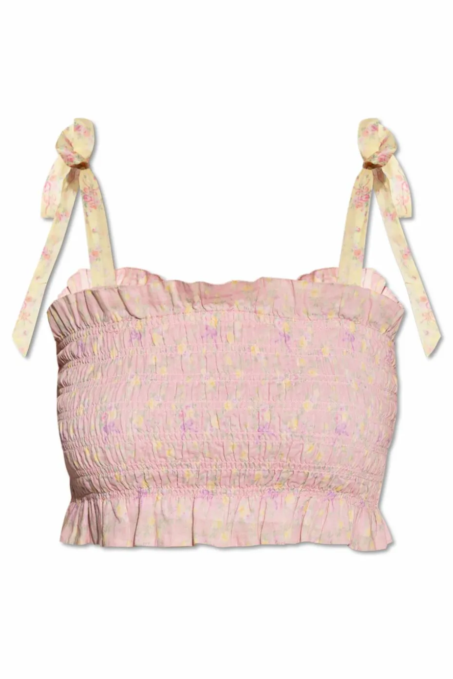 LoveShackFancy RÓŻOWY Top `Corbin`