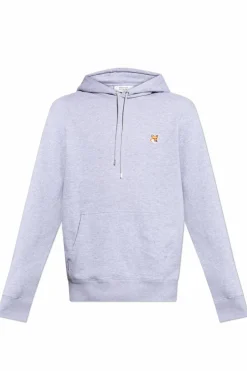 Maison Kitsuné SZARY Bluza z kapturem