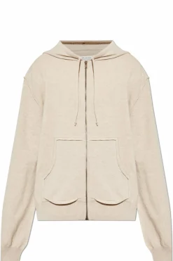 Maison Margiela beżowy Bluza z kapturem