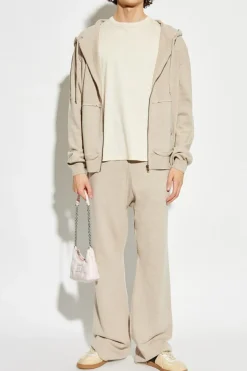 Maison Margiela beżowy Bluza z kapturem