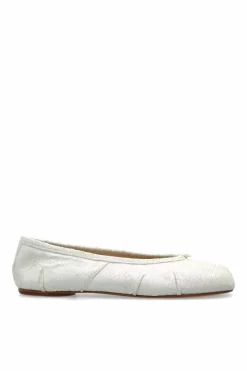 Maison Margiela BIAŁY Baleriny z wycięciem `tabi`