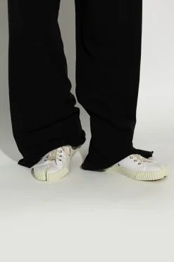 Maison Margiela BIAŁY Buty sportowe z wycięciem ‘Tabi’
