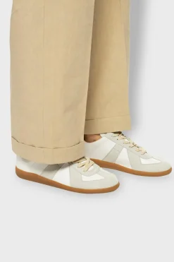 Maison Margiela BIAŁY Buty sportowe z naszywką 'Replica'