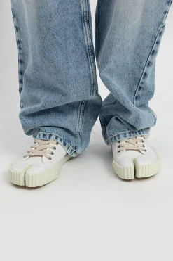 Maison Margiela BIAŁY Buty z wycięciem ‘Tabi’
