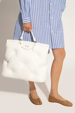 Maison Margiela BIAŁY Torba ‘Glam Slam Shopper Large’ typu ‘shopper’