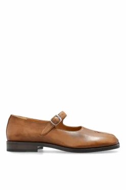 Maison Margiela BRĄZOWY Buty z wycięciem `Tabi`