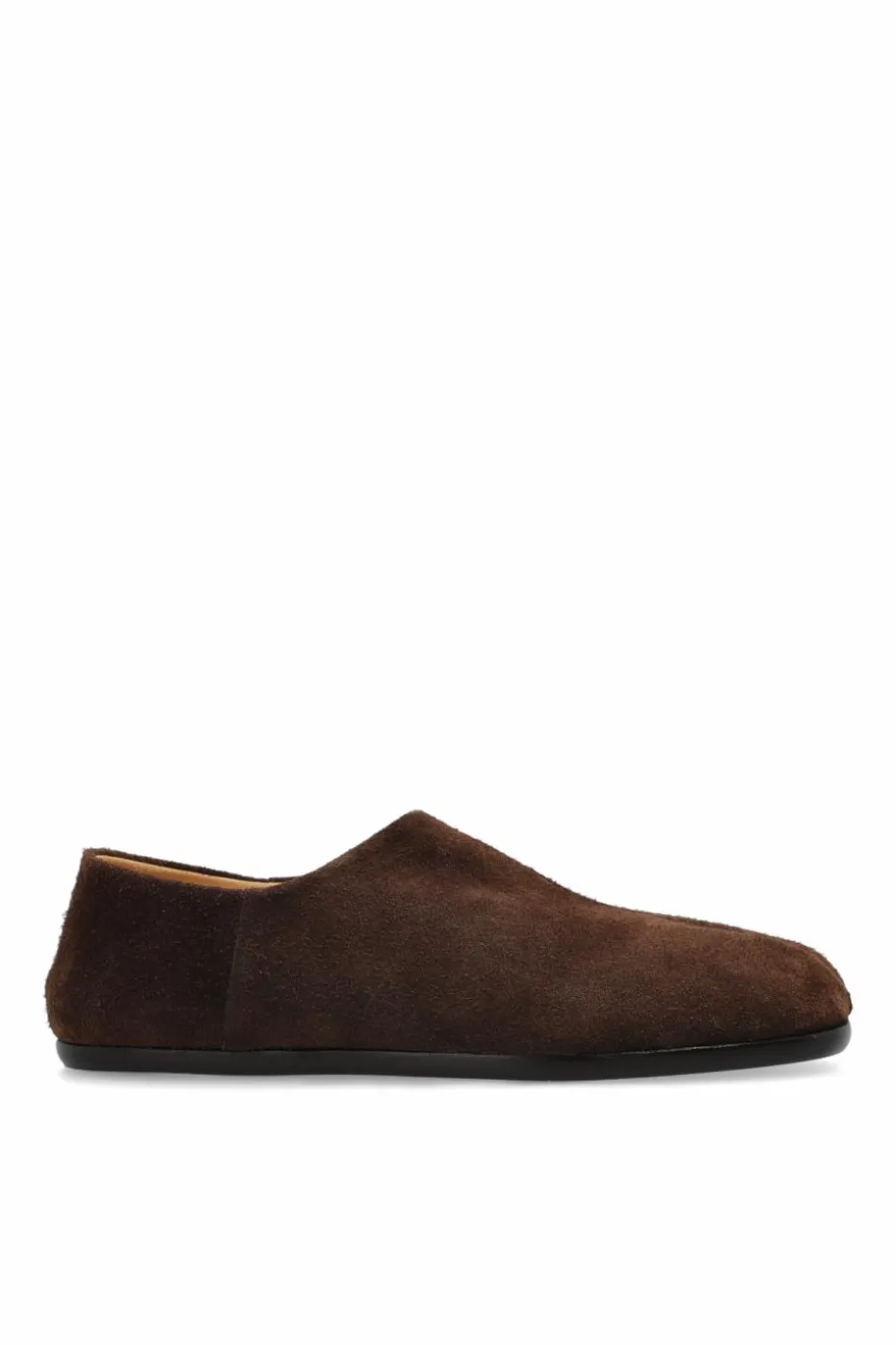 Maison Margiela BRĄZOWY Skórzane buty