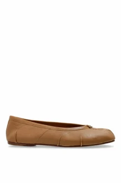 Maison Margiela BRĄZOWY Skórzane buty