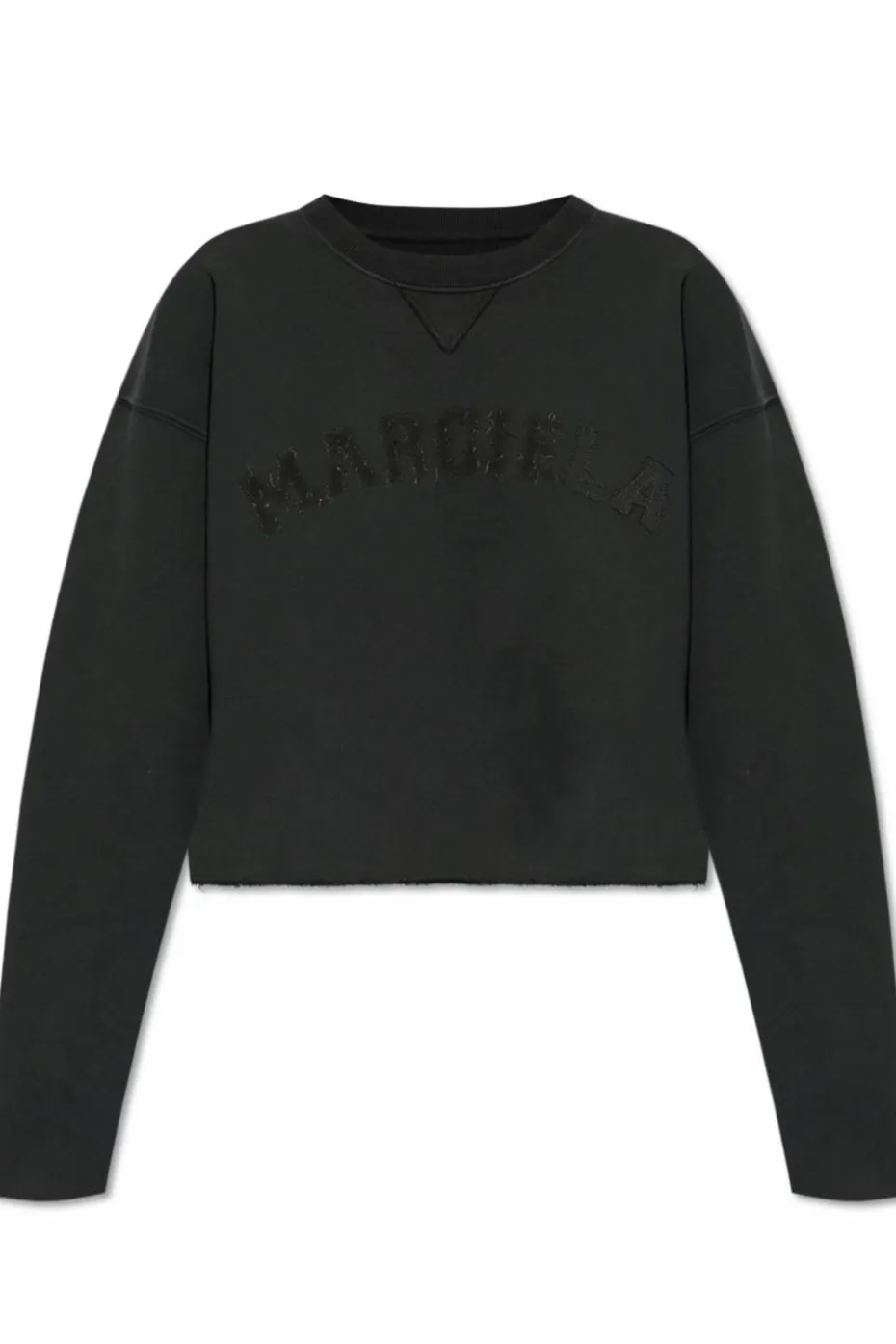 Maison Margiela CZARNY Bluza z wyszytym logo