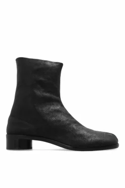 Maison Margiela CZARNY Botki z wycięciem ‘Tabi’
