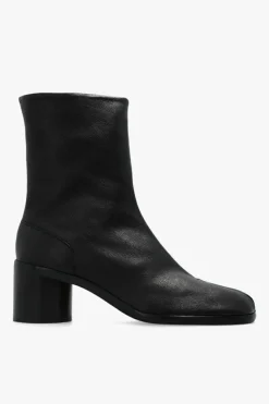 Maison Margiela CZARNY Botki z wycięciem ‘Tabi’