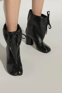 Maison Margiela CZARNY Botki na obcasie `Tabi`