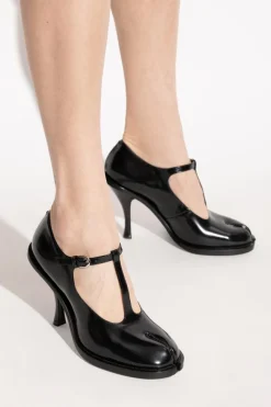 Maison Margiela CZARNY Buty na obcasie z wycięciem ‘Tabi’