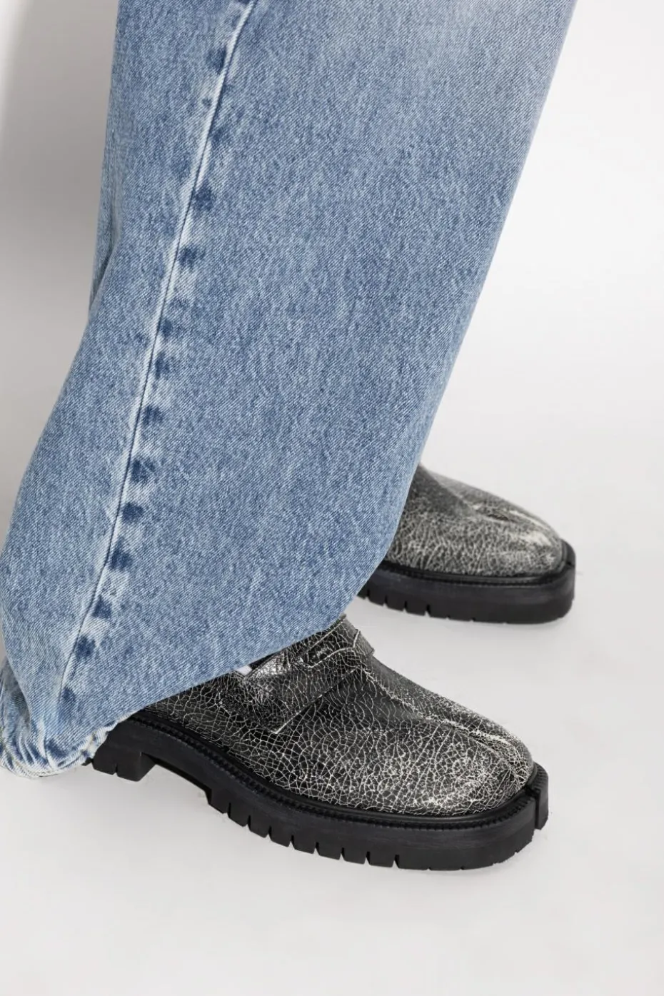 Maison Margiela CZARNY Buty z noskiem `Tabi`