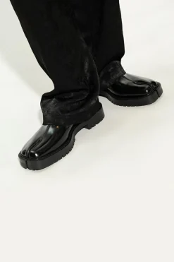 Maison Margiela CZARNY Buty typu ‘loafers’z wycięciem ‘Tabi’