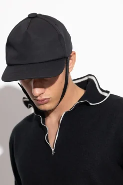Maison Margiela CZARNY Czapka z daszkiem