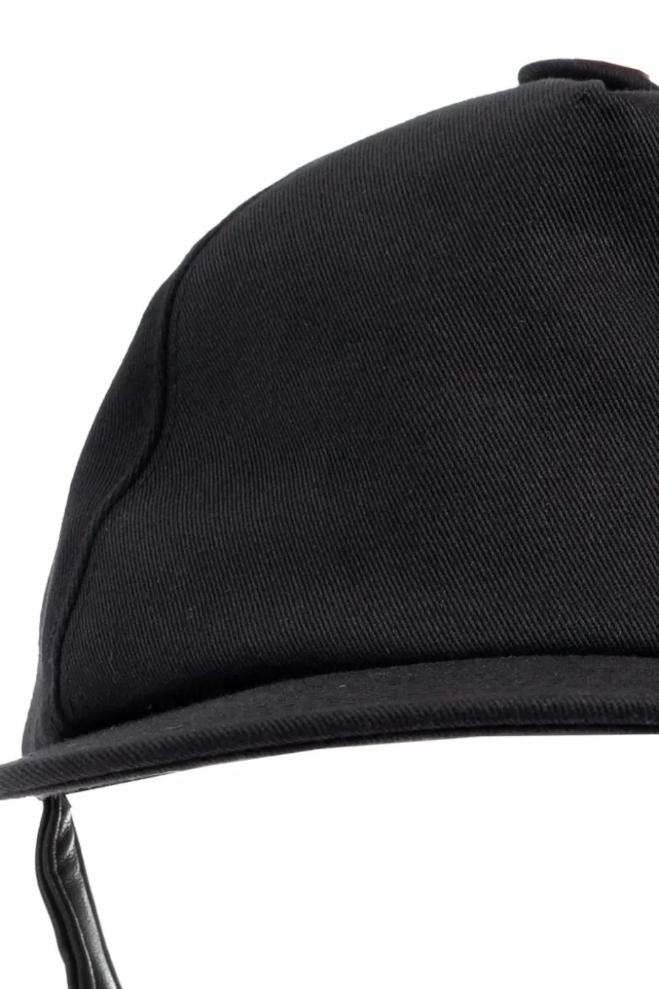 Maison Margiela CZARNY Czapka z daszkiem