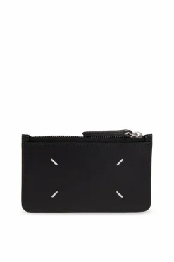 Maison Margiela CZARNY Etui na karty z logo