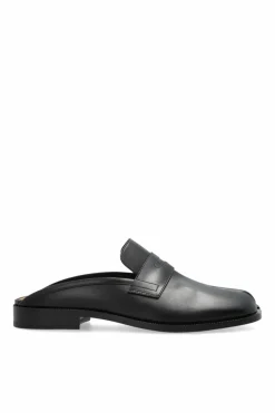 Maison Margiela CZARNY Klapki z wycięciem `Tabi`