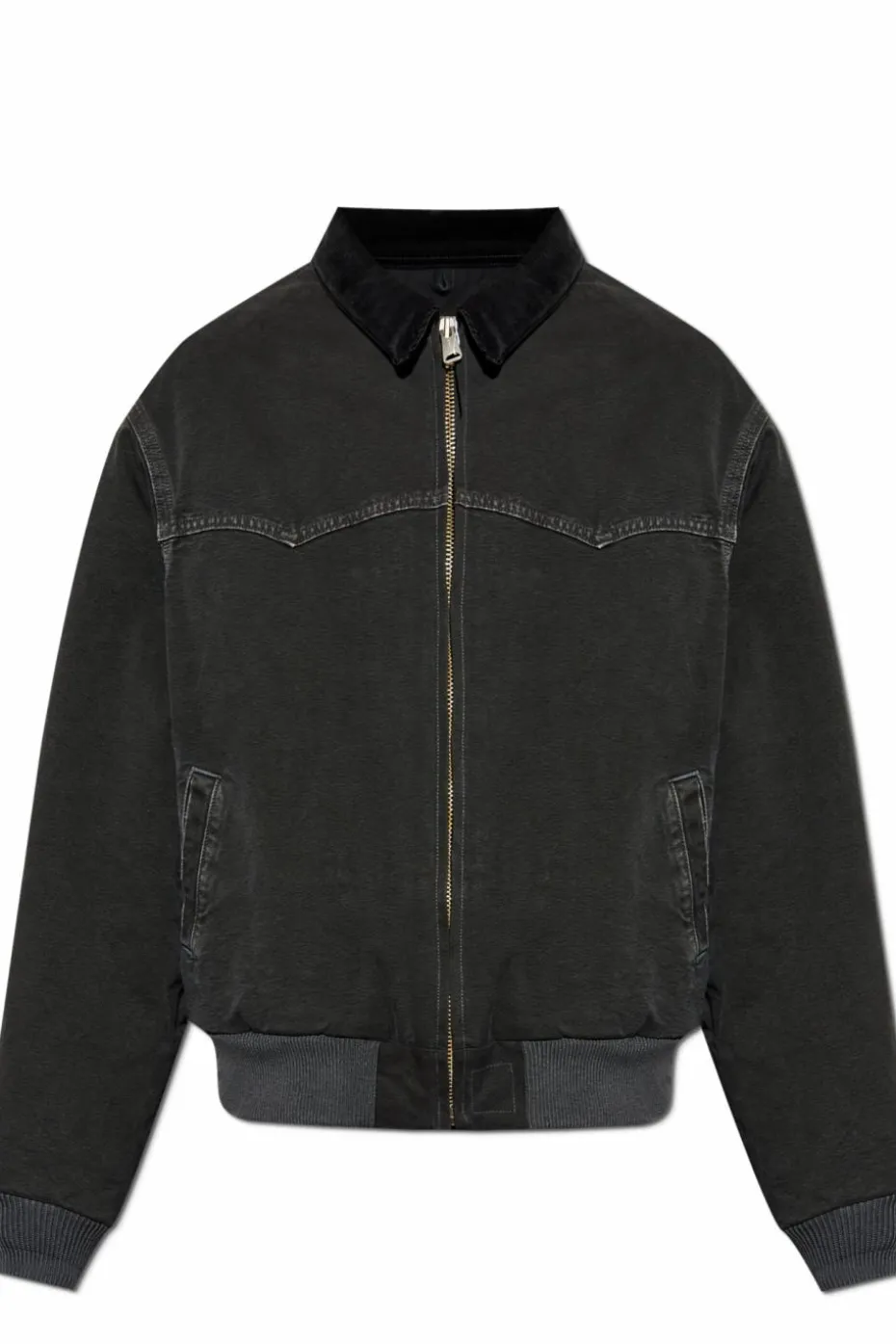 Maison Margiela CZARNY Kurtka z kołnierzem