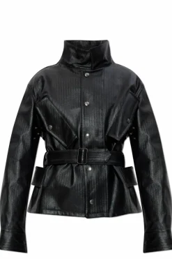 Maison Margiela CZARNY Kurtka ze stójką