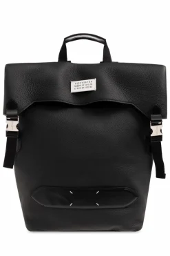 Maison Margiela CZARNY Plecak z logo