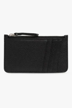 Maison Margiela CZARNY Skórzane etui na katy